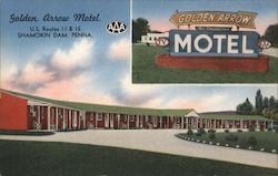 Golden Arrow Motel Shamokin Dam, PA Postcard Postcard Postcard