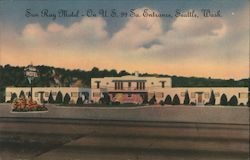 Sun Ray Motel Postcard
