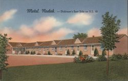 Motel Nodak Postcard