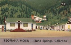 Peoriana Motel Idaho Springs, CO Postcard Postcard Postcard