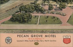 Pecan Grove Motel Postcard