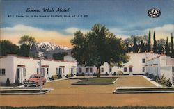 Scenic Utah Motel Postcard