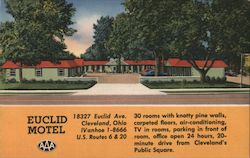 Euclid Motel Cleveland, OH Postcard Postcard Postcard