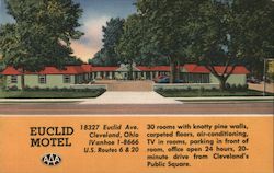 Euclid Motel Postcard