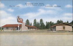 Branding Iron Motel Flagstaff, AZ Postcard Postcard Postcard