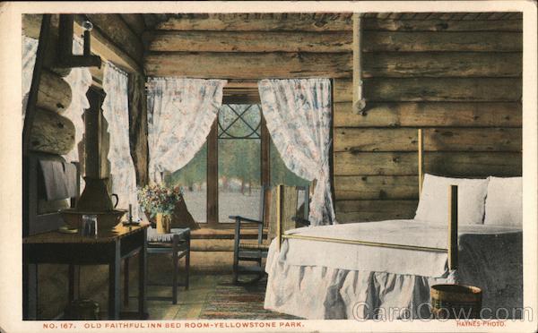 Old Faithful Inn Bed Room - Yellowstone Park Yellowstone National Park