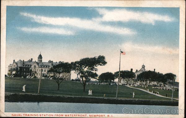 Naval Training Station from Waterfront Newport Rhode Island