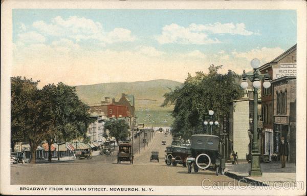 Broadway from William Street Newburgh New York