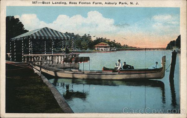 Boat Landing, Ross Fenton Farm Asbury Park New Jersey