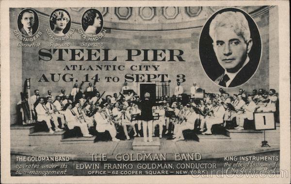 The Goldman Band, Steel Pier Atlantic City New Jersey