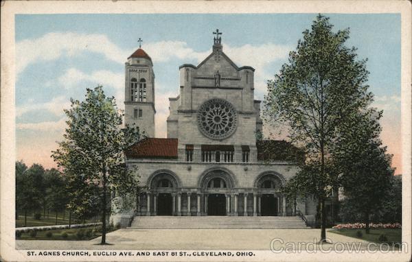 St. Agnes Church, Euclid Ave. and East 81 St. Cleveland Ohio