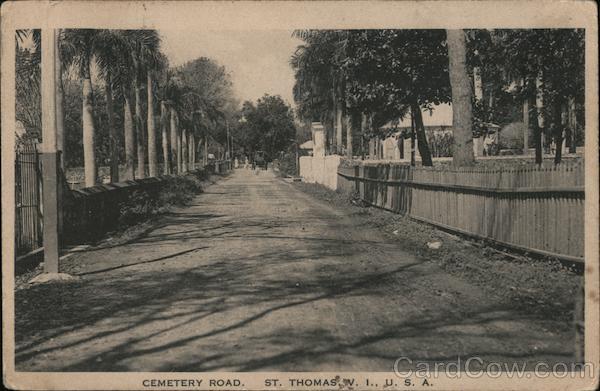 Cemetary Road St. Thomas Virgin Islands Caribbean Islands