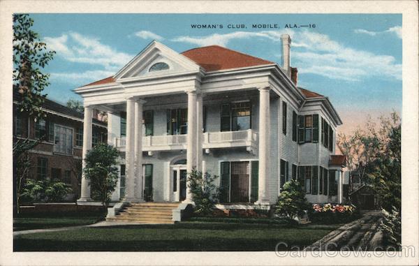 View of Woman's Club Mobile Alabama