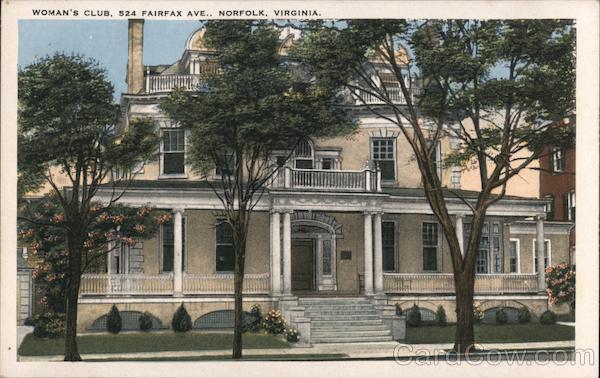 Woman's Club, 524 Fairfax Ave. Norfolk Virginia