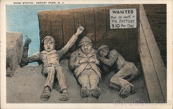 Sand Statue Asbury Park New Jersey