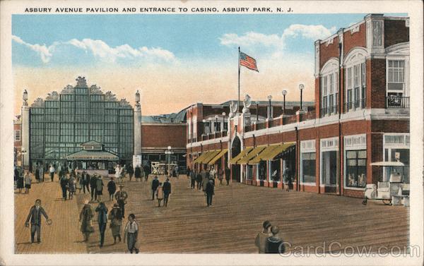 Asbury Avenue Pavilion and Entrance to Casino Asbury Park New Jersey