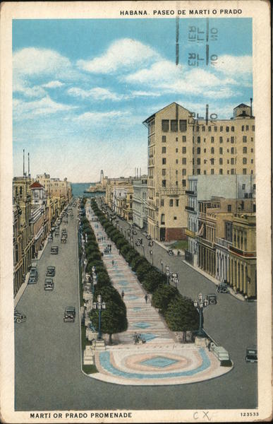 Marti or Prado Promenade Havana Cuba