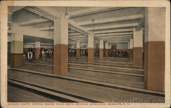 Bowling Alleys, Central Branch YMCA Brooklyn New York