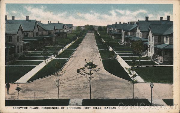 Forsythe Place, Residences of Officers Fort Riley Kansas