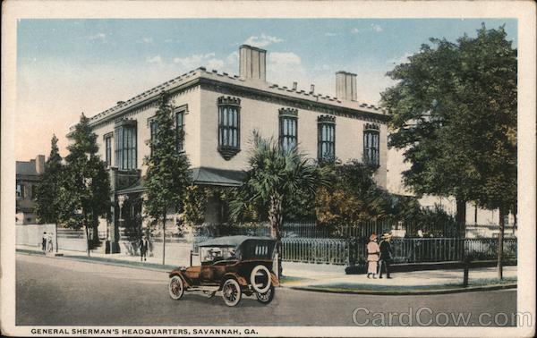 General Sherman's Headquarters Savannah Georgia