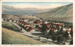 Fort Yellowstone - Yellowstone Park Postcard