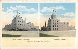 Aztec Brewing Company & Mexicali Brewery Postcard