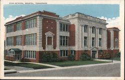 High School Bristol, TN Postcard Postcard Postcard