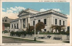 Albertson Public Library, The City Beautiful Orlando, FL Postcard Postcard Postcard