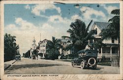 9th Street Looking North Postcard