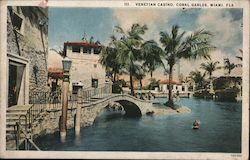 Venetian Casino, Coral Gables Miami, FL Postcard Postcard Postcard