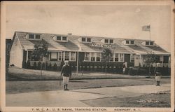 Y.M.C.A., U.S. Naval Training Station Postcard