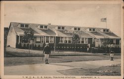 Y.M.C.A., U.S. Naval Training Station Newport, RI Postcard Postcard Postcard