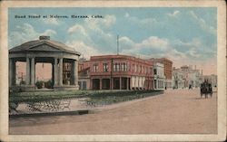Band Stand at Malecon, Showing Hotel Miramar in Background Postcard
