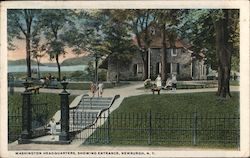 Washington Headquarters, showing entrance Postcard