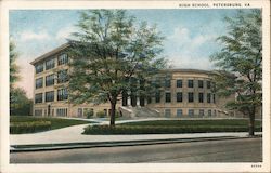 High School Petersburg, VA Postcard Postcard Postcard