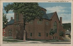 First M.E. Church Franklin, PA Postcard Postcard Postcard