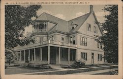 48. C.L.S.C. Alumni Hall, Chautauqua Institution Chautauqua Lake, NY Postcard Postcard Postcard