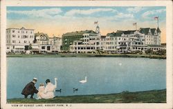 View of Sunset Lake Postcard
