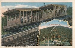 Climbing up Mt. Beacon Postcard