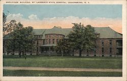 Employees' Buildings, St. Lawrence State Hospital Postcard