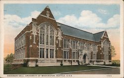 Anderson Hall, University of Washington Postcard