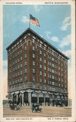 Calhoun Hotel 2nd Ave. and Virginia St. WM. F. Pierce, Prop. Postcard