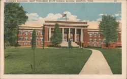 Academic Building, West Tennessee State Normal School Memphis, TN Postcard Postcard Postcard