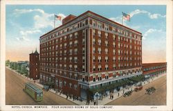 Hotel Chicsa, Four Hundred Rooms of Solid Comfort Memphis, TN Postcard Postcard Postcard