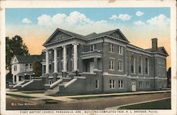 First Baptist Church Postcard