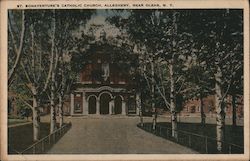 St. Bonaventure's Catholic Church, Near Olean Allegany, NY Postcard Postcard Postcard