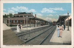 Pennsylvania R.R. Station Canton, OH Postcard Postcard Postcard