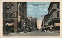 Looking West on Felix Street Postcard