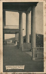 View at High Point Park Postcard