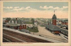 Penn. Stations Elizabeth, NJ Postcard Postcard Postcard